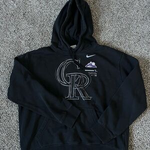 Nike Black Colorado Rockies hoodie